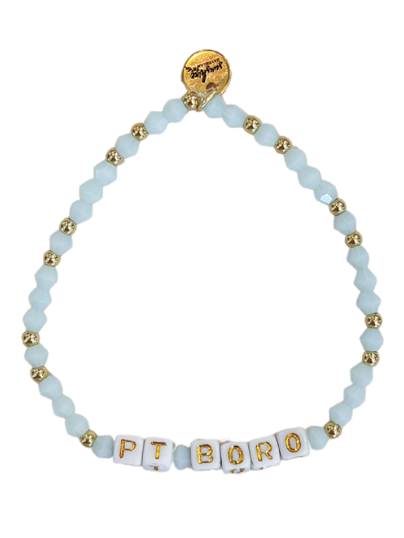 Point Boro Letter Block Bracelet