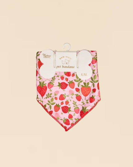 Strawberry Fields Bow-Wow Pet Bandana