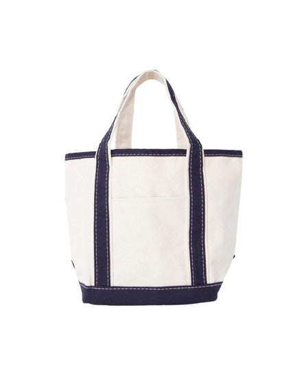 Nautical Small Tote Name and 4 Icons Personalized  Canvas Bag