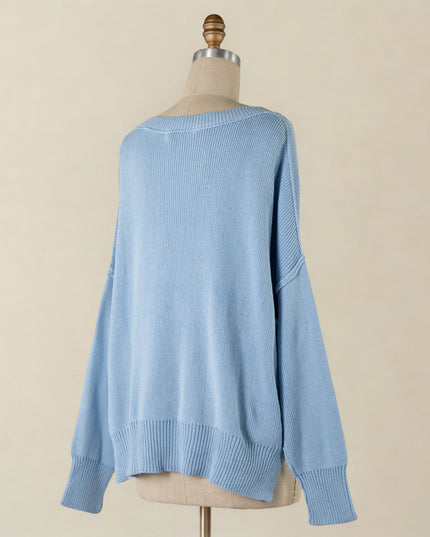 Inside Out Seam Knit Sweater