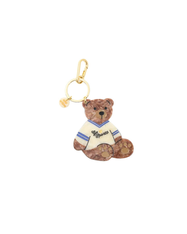 Go Sports Teddy Hand Painted Bag Charm Keychain