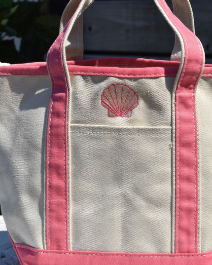 Personalized Single Icon Small Handle Top Tote Bag