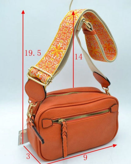 Guitar Strap Wide Cross Body Bag
