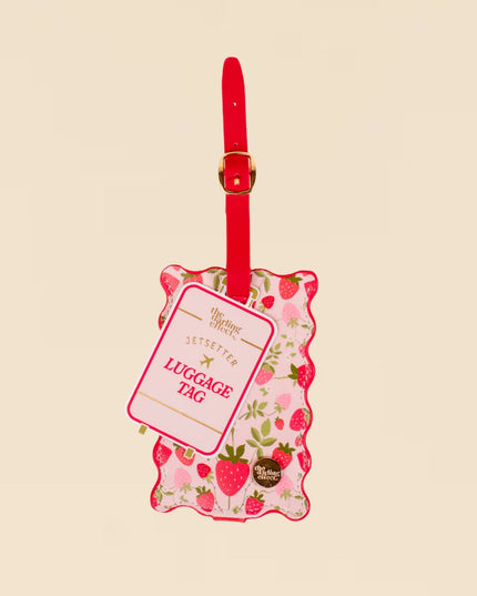 Strawberry Fields Jetsetter Luggage Tag
