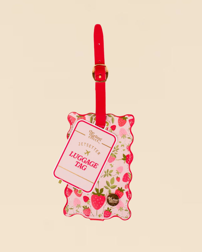 Strawberry Fields Jetsetter Luggage Tag