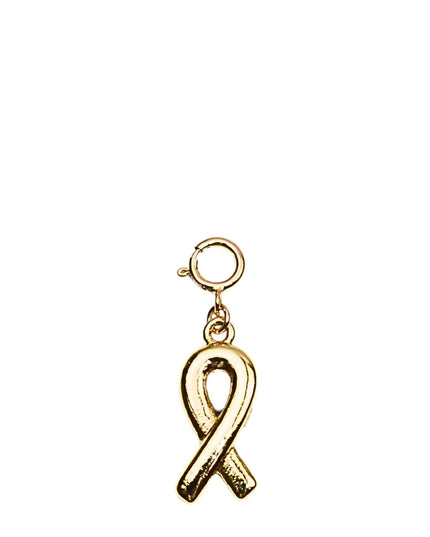 Awareness Ribbon Gold Charm