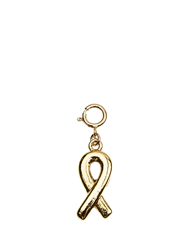 Awareness Ribbon Gold Charm