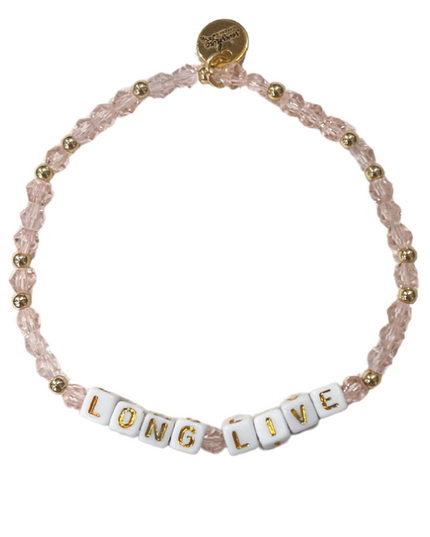 Long Live Letter Block Bracelet