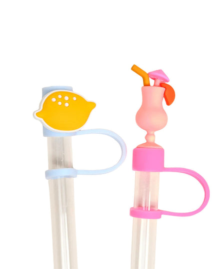 Limoncello Love Straw Topper Set