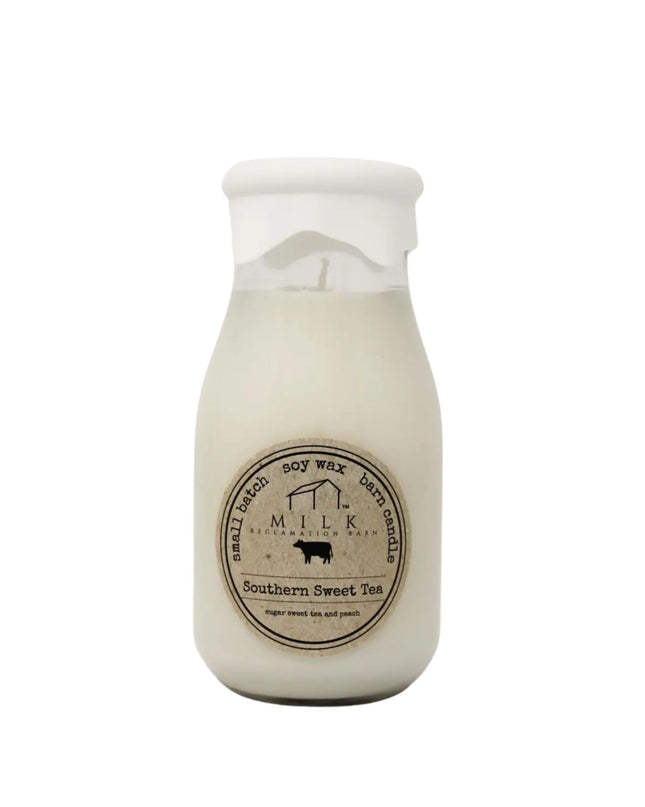 Southern Sweet Tea Milk Bottle Candle