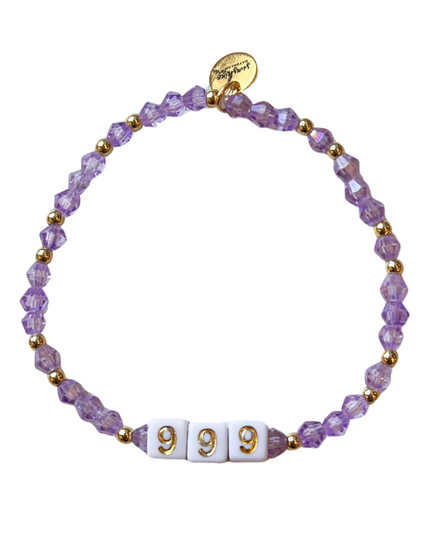 999 Angel Number Block Bracelet