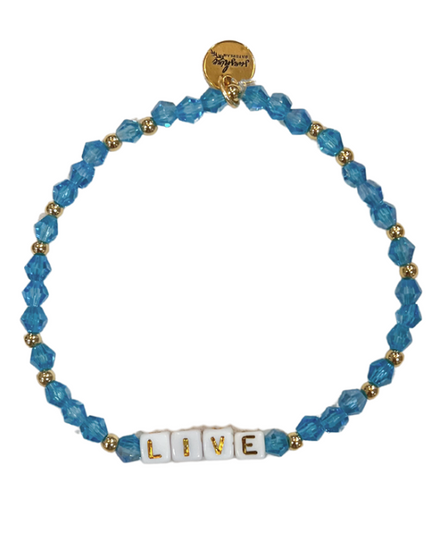 Live Letter Block Bracelet