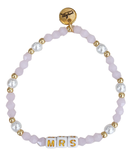 Mrs Letter Block Bracelet