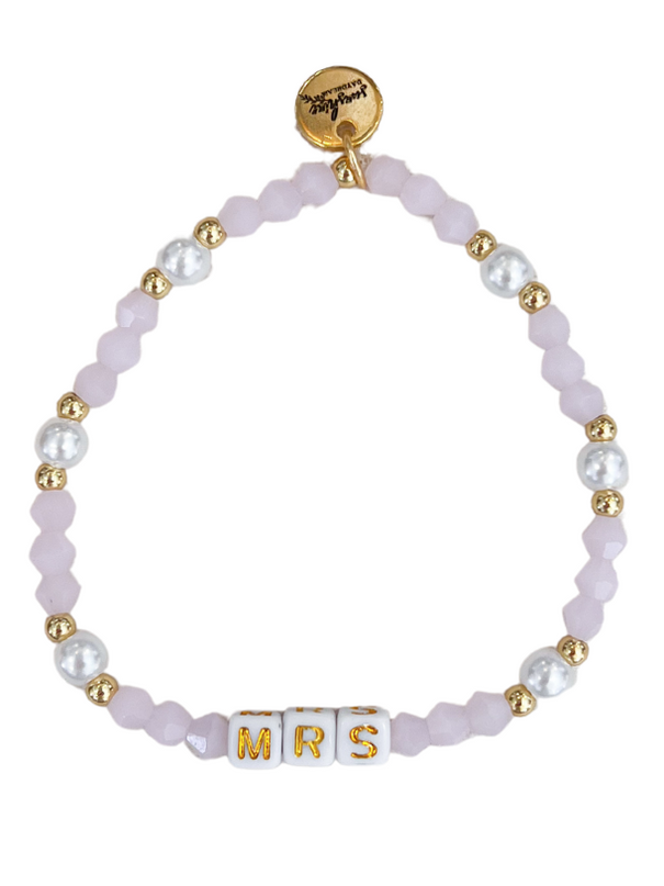 Mrs Letter Block Bracelet