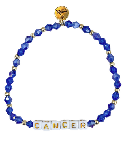 Cancer Letter Block Bracelet