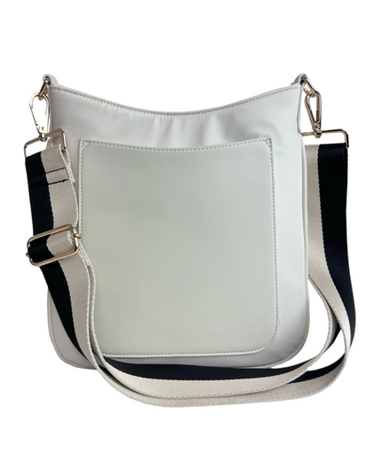 Jackie Nylon & Vegan Leather Messenger Bag