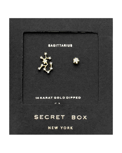 Zodiac Single Constellation & Stud Earrings