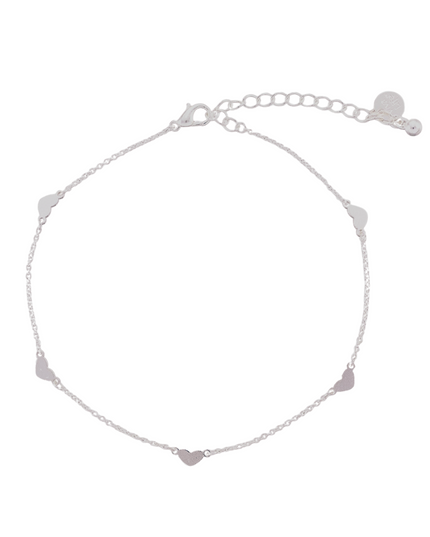 Heart Station Chain Anklet