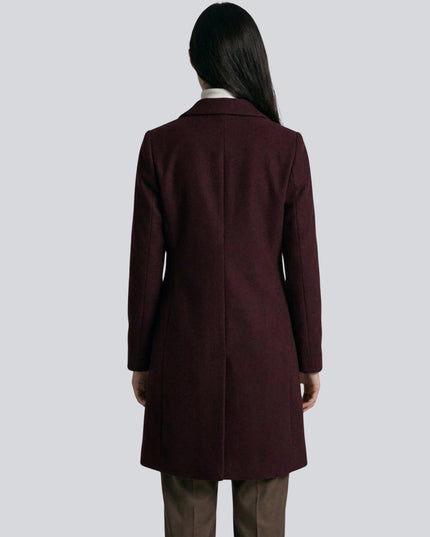 Single Button Mid Length Coat