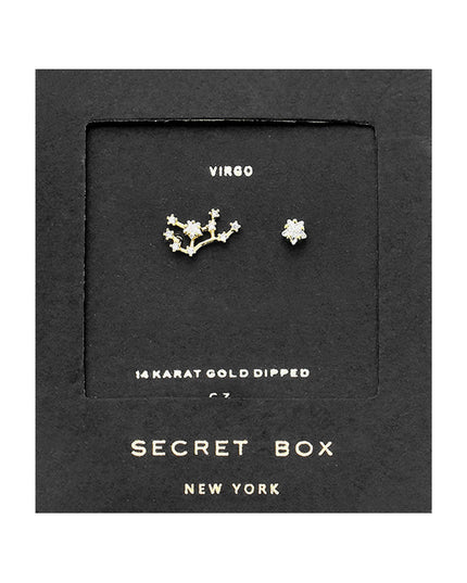 Zodiac Single Constellation & Stud Earrings