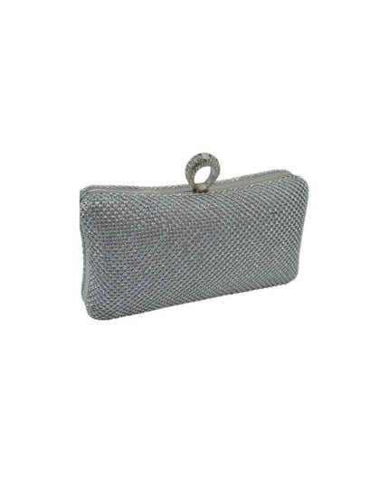 Rhinestone Studded Clutch Crossbody Evening Bag