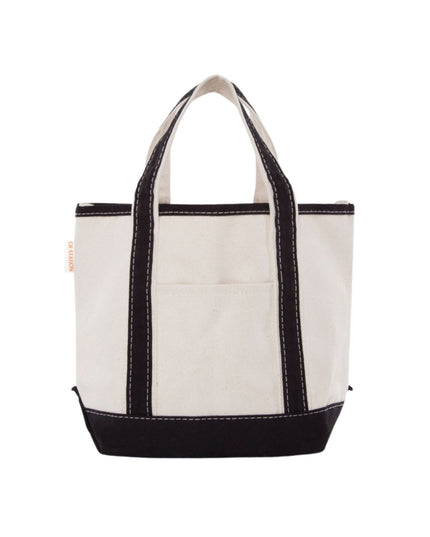 Small Handy Open Top Canvas Tote Bag