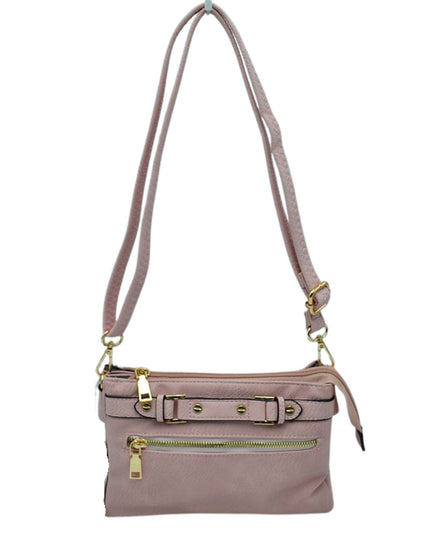 Detailed Medium Vegan Leather Crossbody