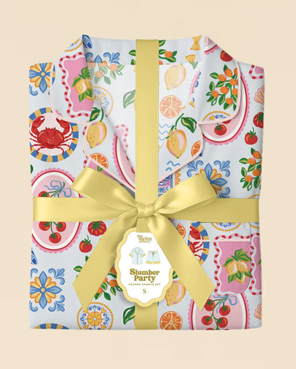 Ciao Bella Slumber Party Pajama Shorts Set