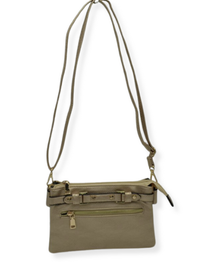 Detailed Medium Vegan Leather Crossbody