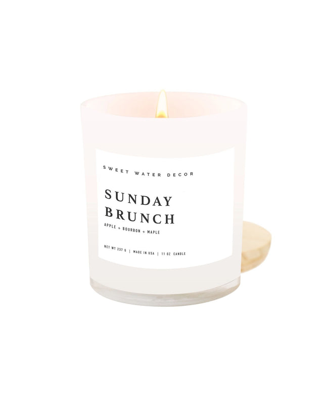 Sunday Brunch 11oz White Jar Soy Candle