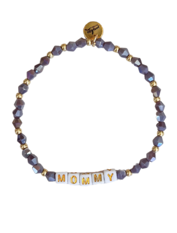 Mommy Letter Block Bracelet
