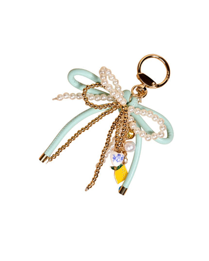 Limoncello Love Layered Bows Bag Charm