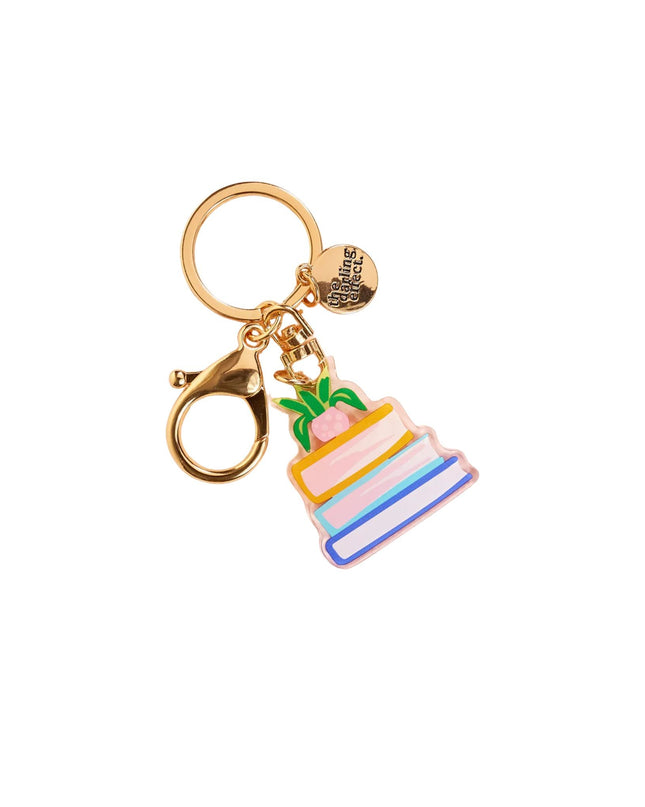 Book Nook Acrylic Keychain Bag Charm