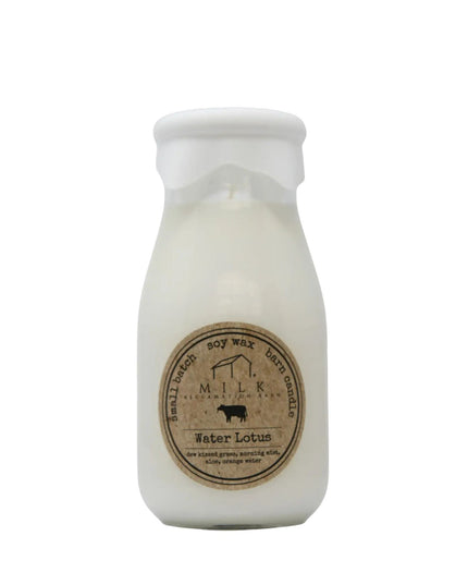 Water Lotus Milk Bottle Candle