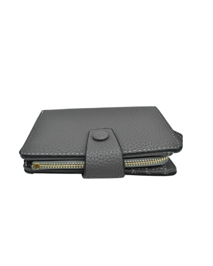 Zip Snap Button Wallet