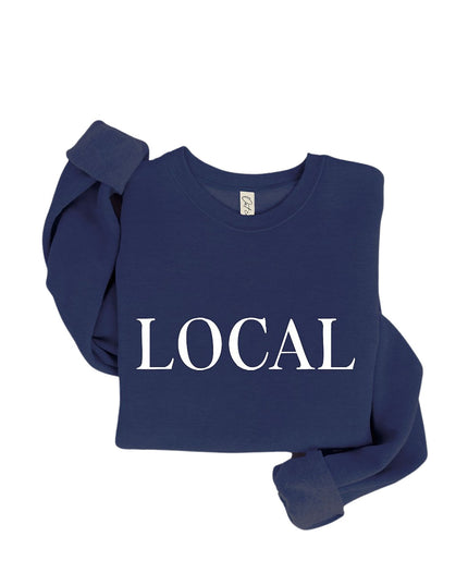 Local Thin Font Graphic Crew