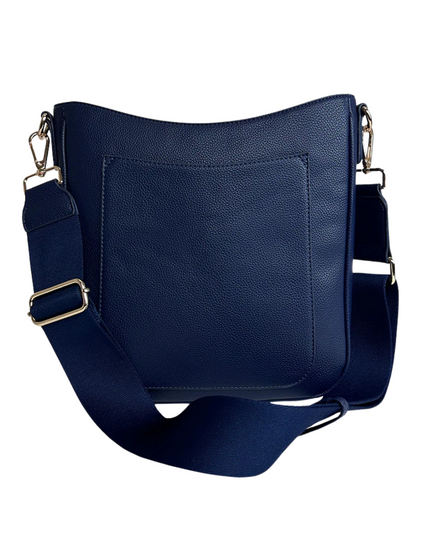 Maxine Vegan Pebble Leather Messenger Bag