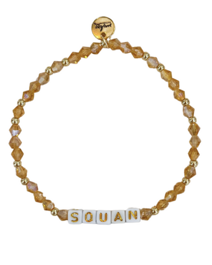 Squan Letter Block Bracelet