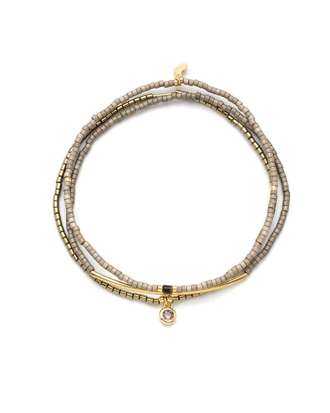 Tonal Chromacolor Miyuki Bracelet Trio