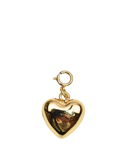 Puffy Heart Gold Charm
