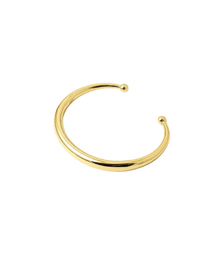Ball Tip Metal Cuff Bracelet