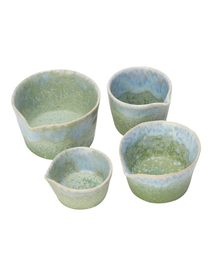 Green Blue Artisanal Tidbit Dish