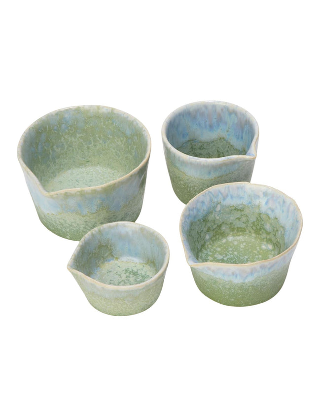 Green Blue Artisanal Tidbit Dish