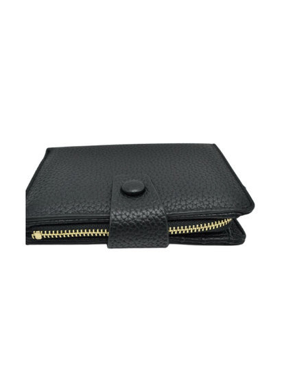 Zip Snap Button Wallet
