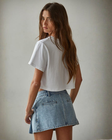 Everyday Cropped Short Sleeve Tee