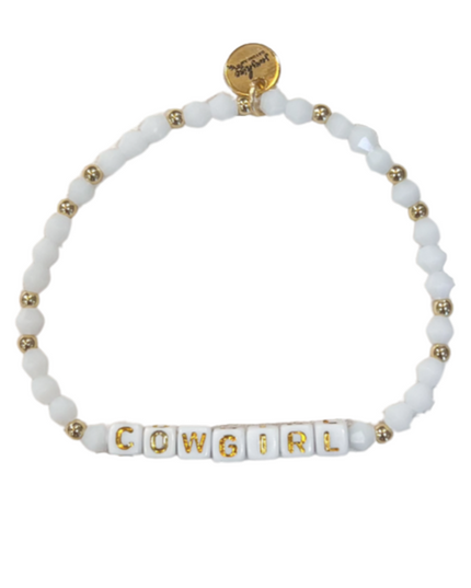 Cowgirl Letter Block Bracelet