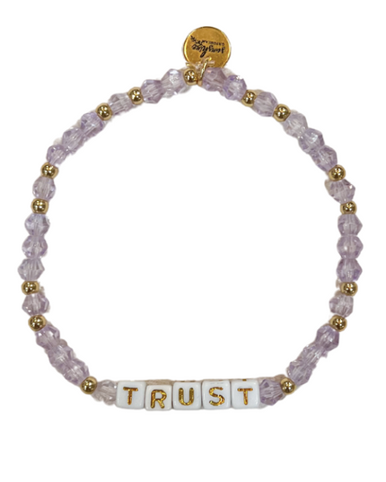 Trust Letter Block Bracelet