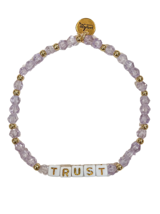 Trust Letter Block Bracelet