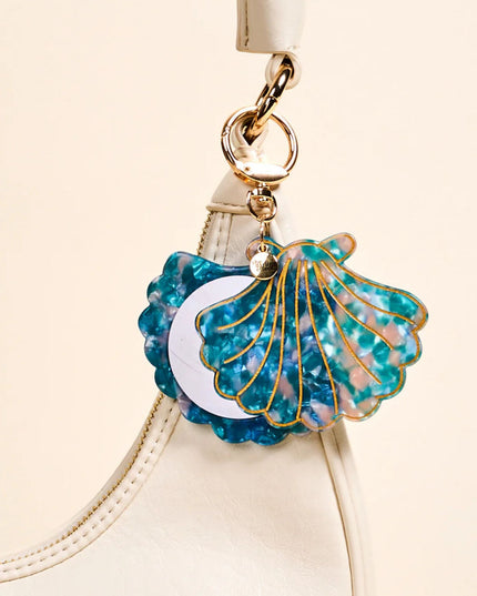 Seashell Mini Mirror Bag Charm Bag Charm