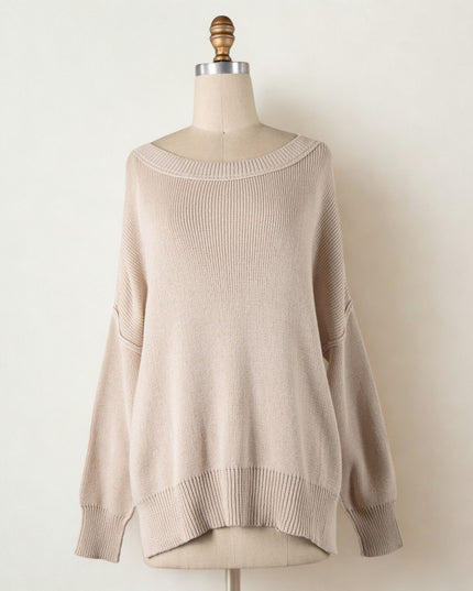 Inside Out Seam Knit Sweater